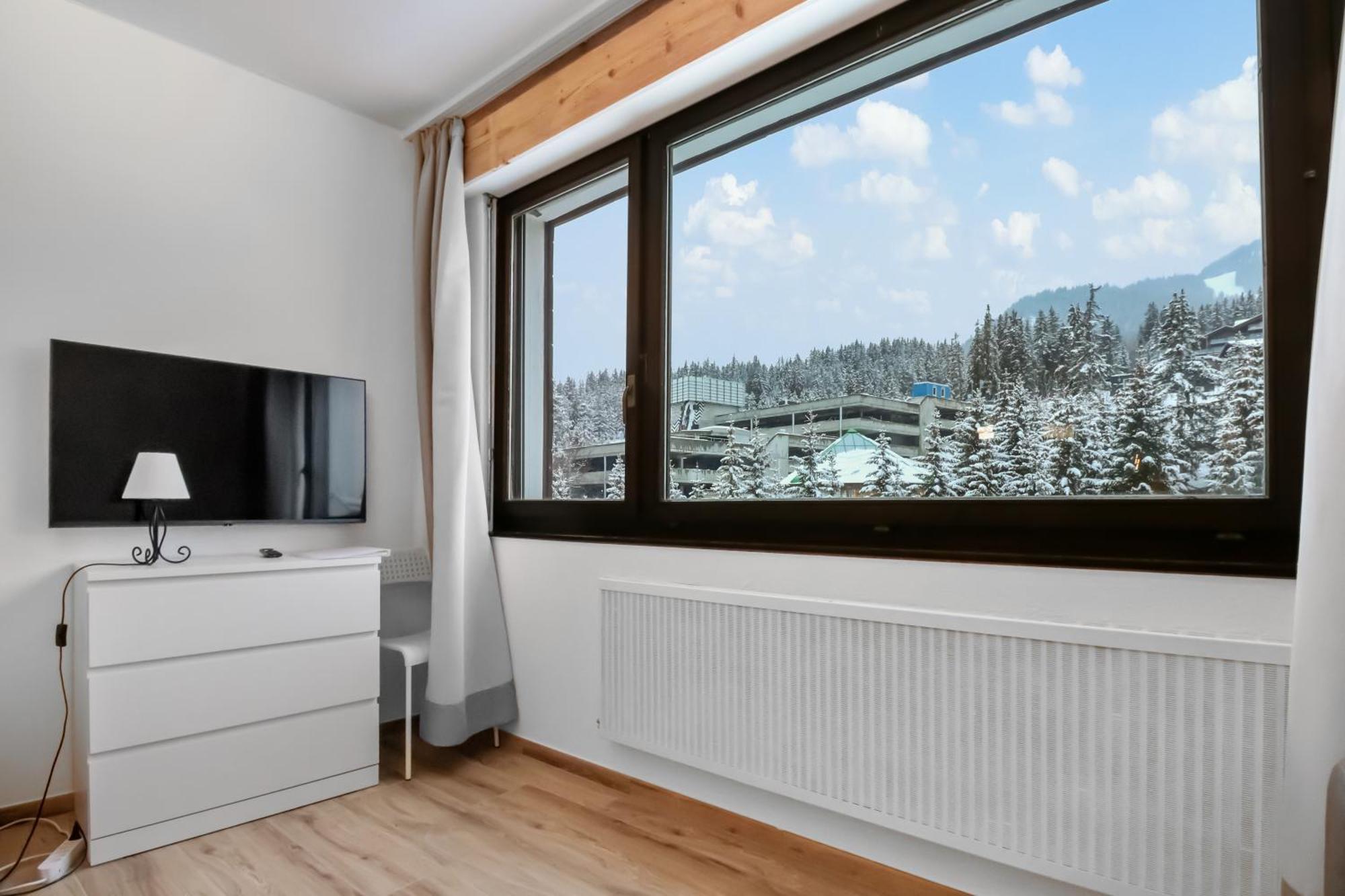 Studio Cosy Au Centre De Crans-Montana Exterior foto